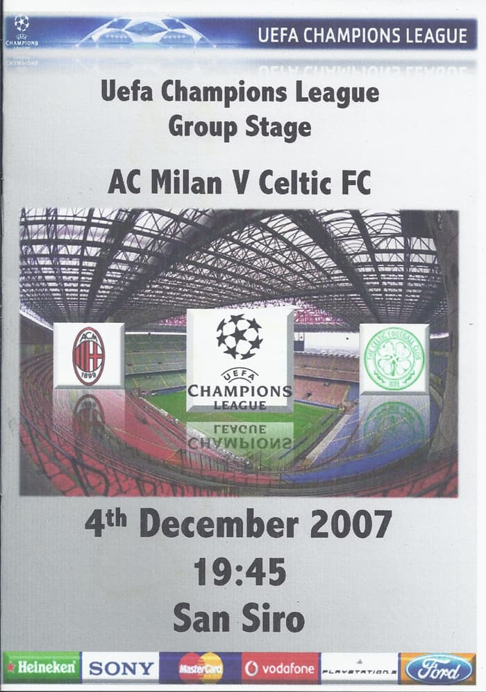 AC Milan v Celtic (Glasgow) FC